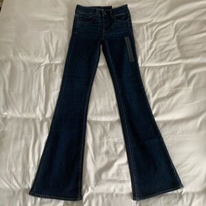 American Eagle dark wash flare jeans